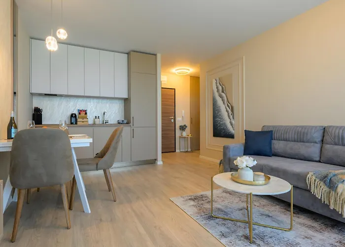 아파트 Luxury Sea View With Access - Parking & Heated Pool 바르나